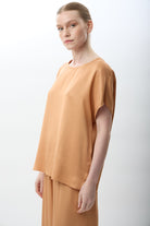 Diagonal-Bisiklet Yaka Bluz-Bluz-5-Milagron.com