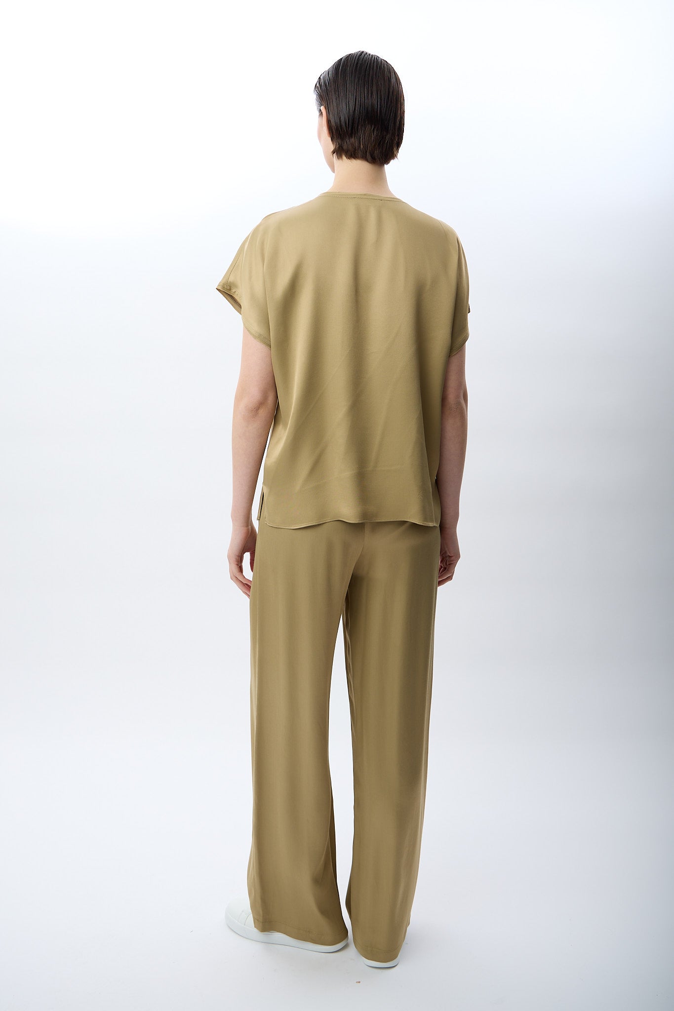 Diagonal-Bisiklet Yaka Bluz-Bluz-5-Milagron.com