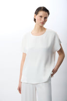 Diagonal-Bisiklet Yaka Bluz-Bluz-6-Milagron.com