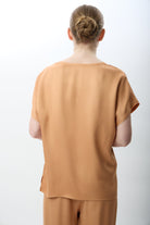 Diagonal-Bisiklet Yaka Bluz-Bluz-6-Milagron.com