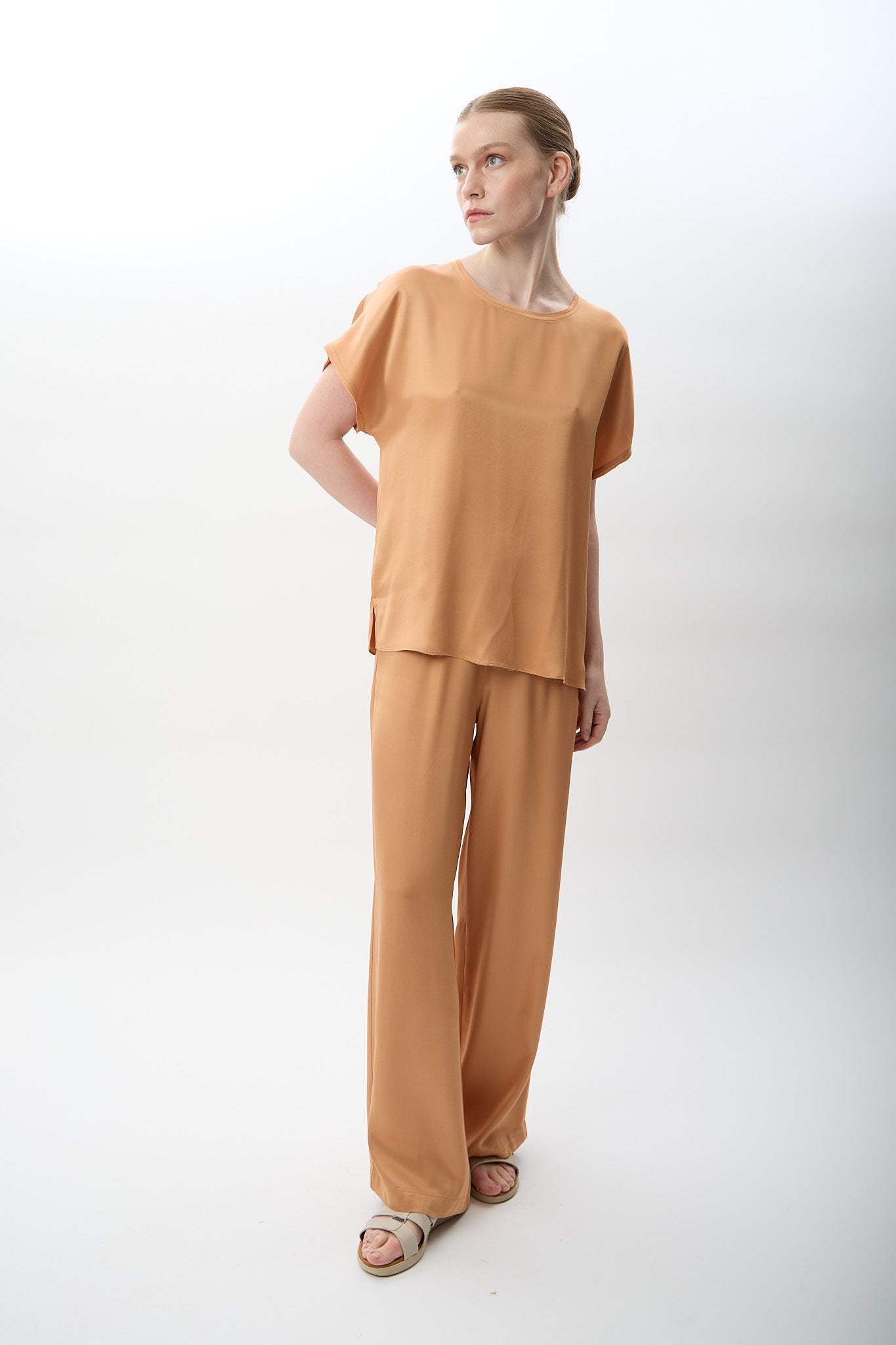 Diagonal-Bisiklet Yaka Bluz-Bluz-7-Milagron.com