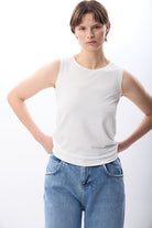 Diagonal-Bisiklet Yaka Kolsuz Atlet-T-Shirts-5-Milagron.com