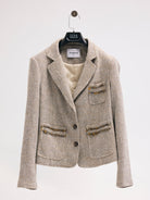 Diagonal-Blazer Kahverengi Ceket-Ceket-10-Milagron.com