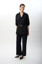 Diagonal-Bol Kesim Yırtmaçlı Pantolon-Pantolon-5-Milagron.com