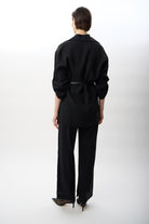 Diagonal-Bol Kesim Yırtmaçlı Pantolon-Pantolon-7-Milagron.com