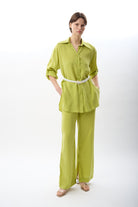 Diagonal-Bol Kesim Yırtmaçlı Pantolon-Pantolon-7-Milagron.com