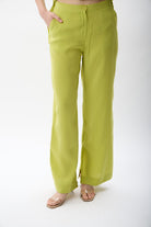 Diagonal-Bol Kesim Yırtmaçlı Pantolon-Pantolon-8-Milagron.com