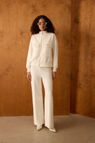 Diagonal-Bol Paça Ekru Pantolon-Pantolon-6-Milagron.com