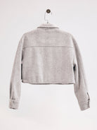 Diagonal-Bomber Gri Ceket-Ceket-8-Milagron.com