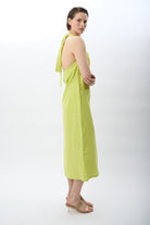 Diagonal-Boyundan Bağlamalı Elbise-Elbise-5-Milagron.com