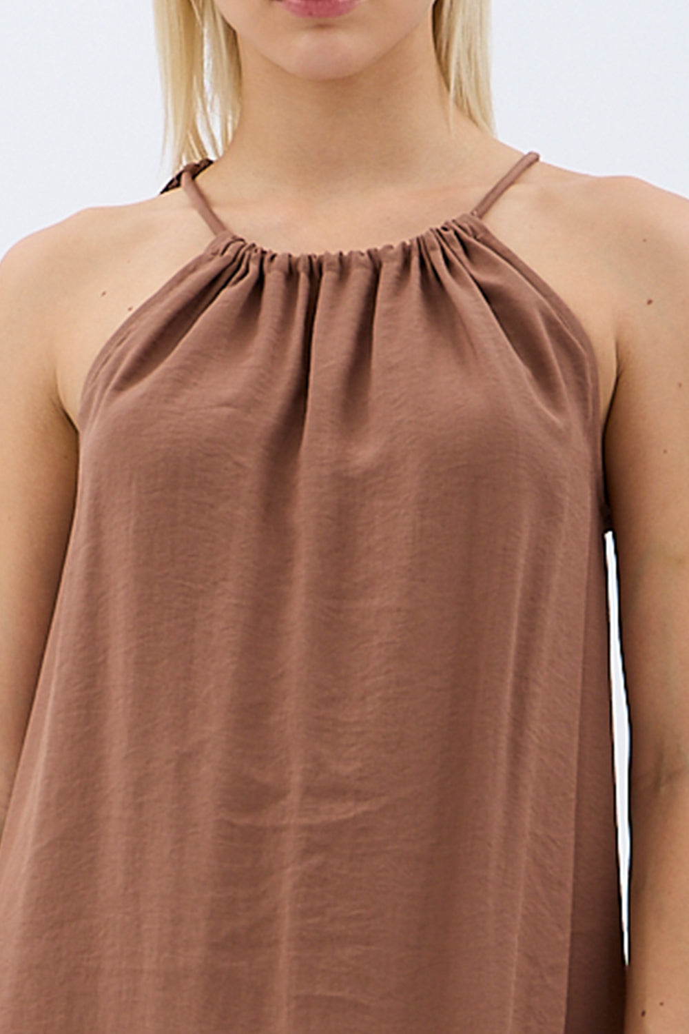 Diagonal-Boyundan Bağlamalı Maxi Elbise-Elbise-2-Milagron.com