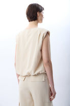 Diagonal-Büzgü Detaylı Bomber Yelek-Yelek-7-Milagron.com