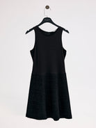 Diagonal-Ceket Elbise İkili Siyah Takım-Alt - Üst Takım-9-Milagron.com