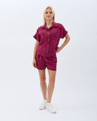 Diagonal-Cepli Düz Kesim Şort-Şort-6-Milagron.com