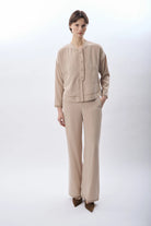 Diagonal-Cepli Rahat Kesim Pantolon-Pantolon-1-Milagron.com