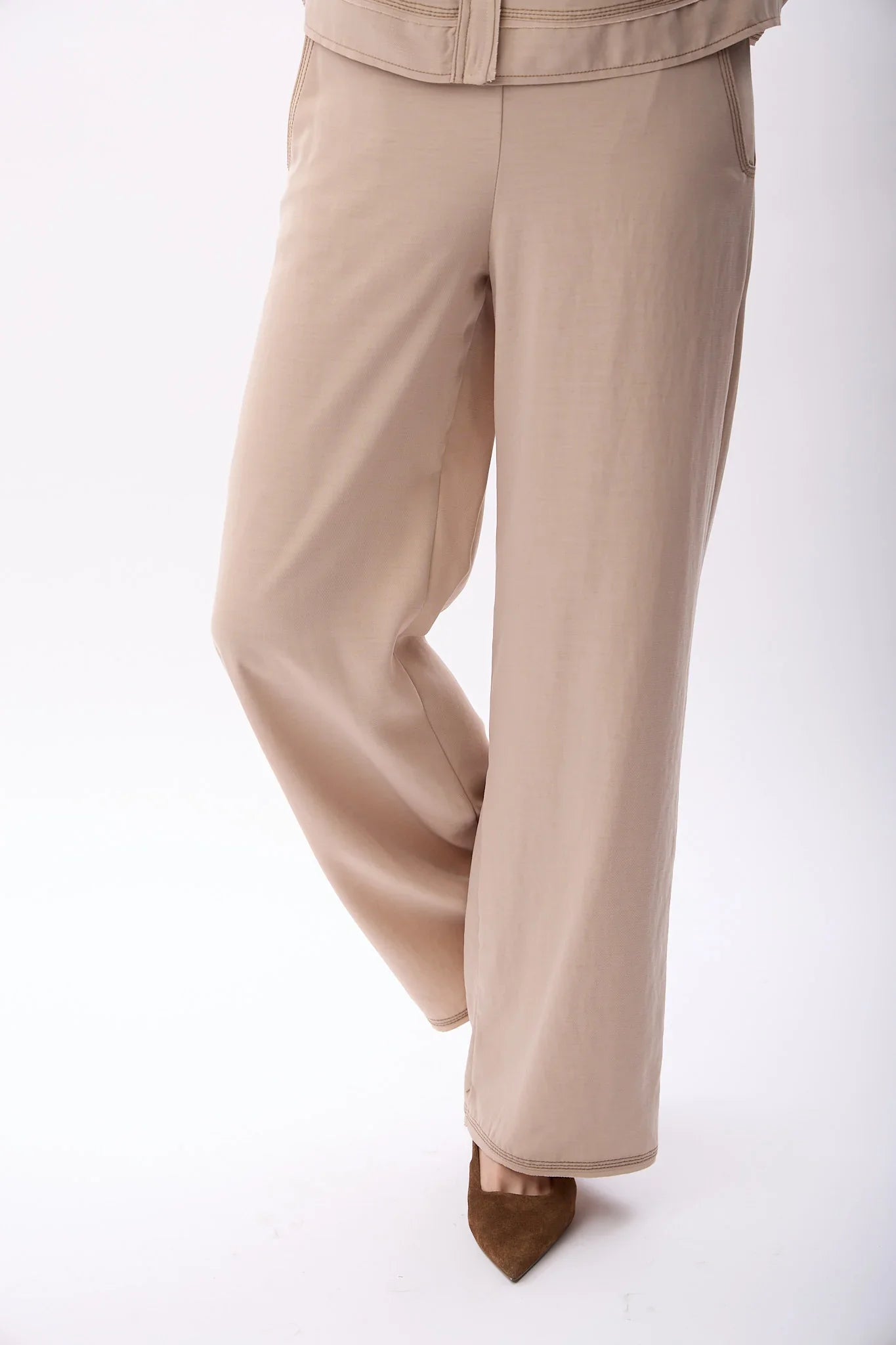 Diagonal-Cepli Rahat Kesim Pantolon-Pantolon-4-Milagron.com