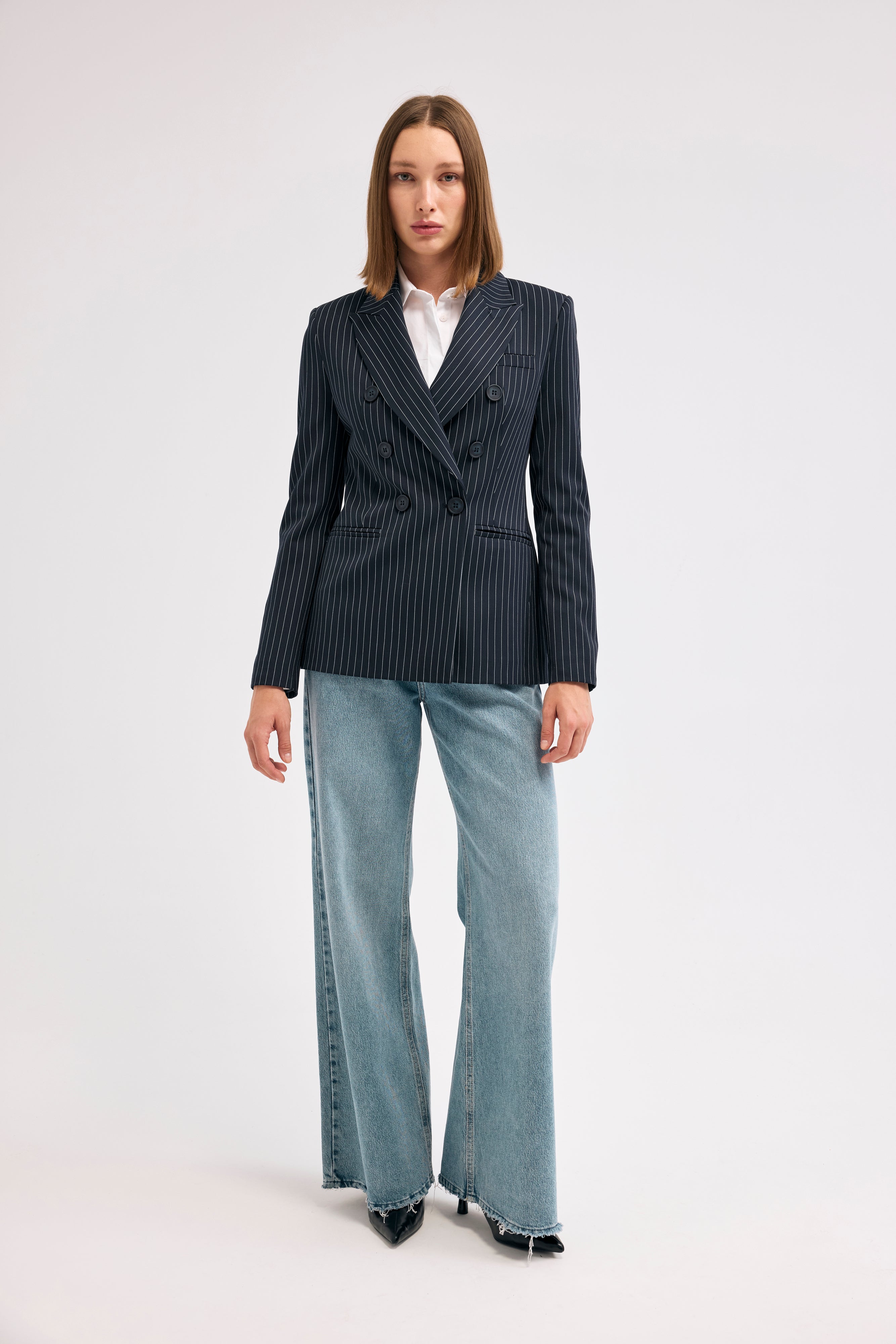 Diagonal-Blazer Ceket-Ceket-3-Milagron.com