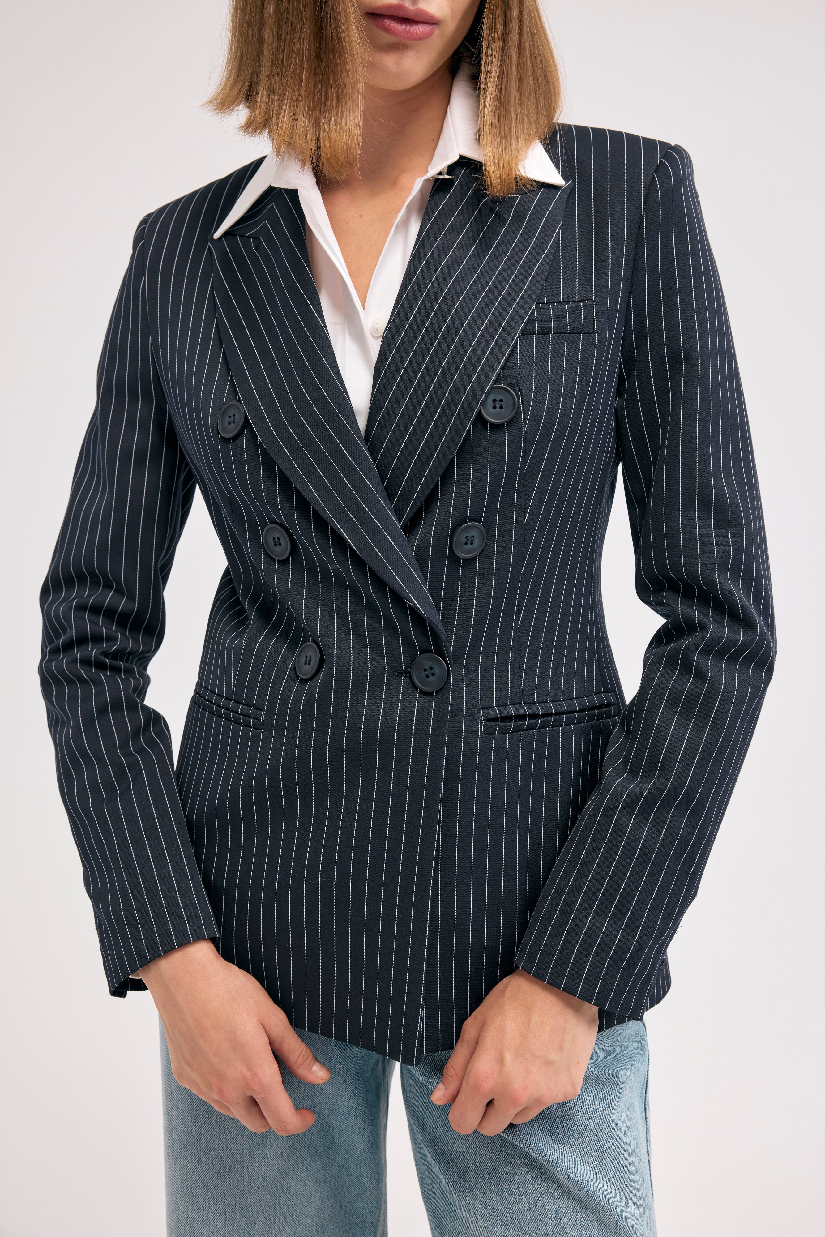 Diagonal-Blazer Ceket-Ceket-4-Milagron.com