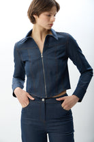 Diagonal-Crop Kesim Kot Ceket-Ceket-1-Milagron.com