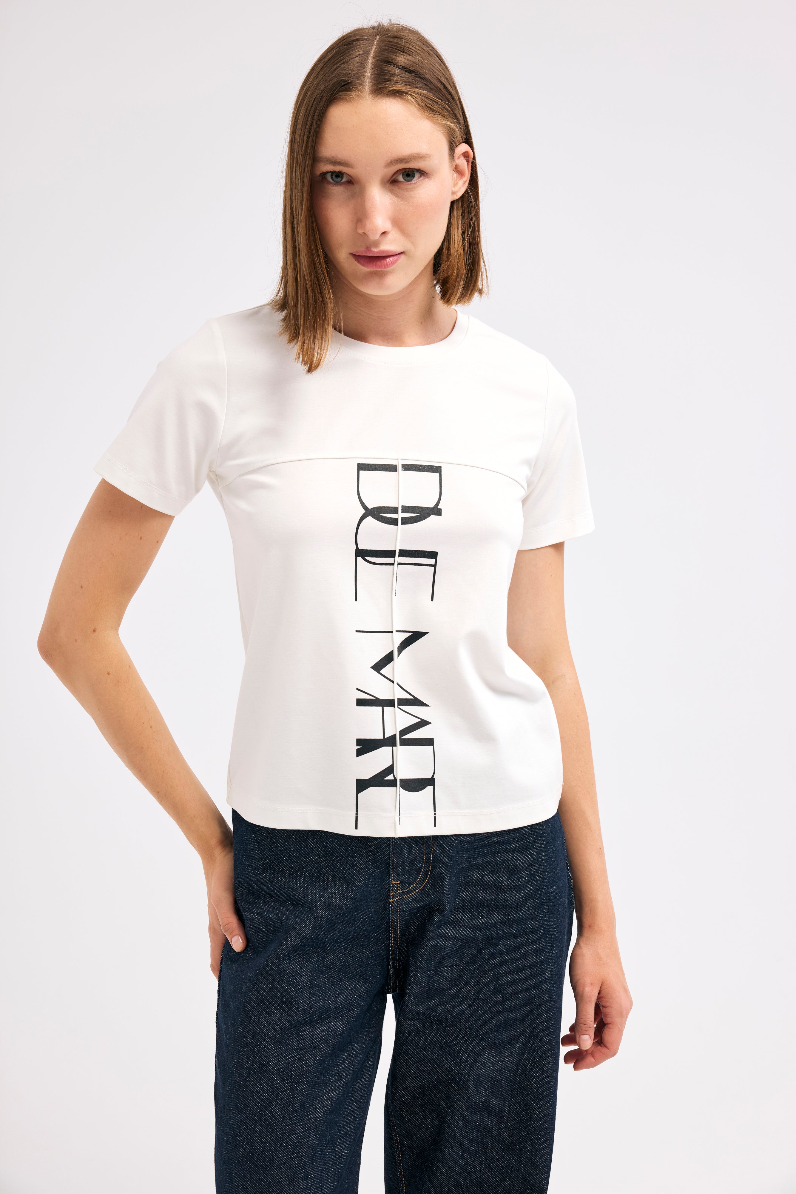 Diagonal-Due Mare Tişört-T-SHIRT-4-Milagron.com