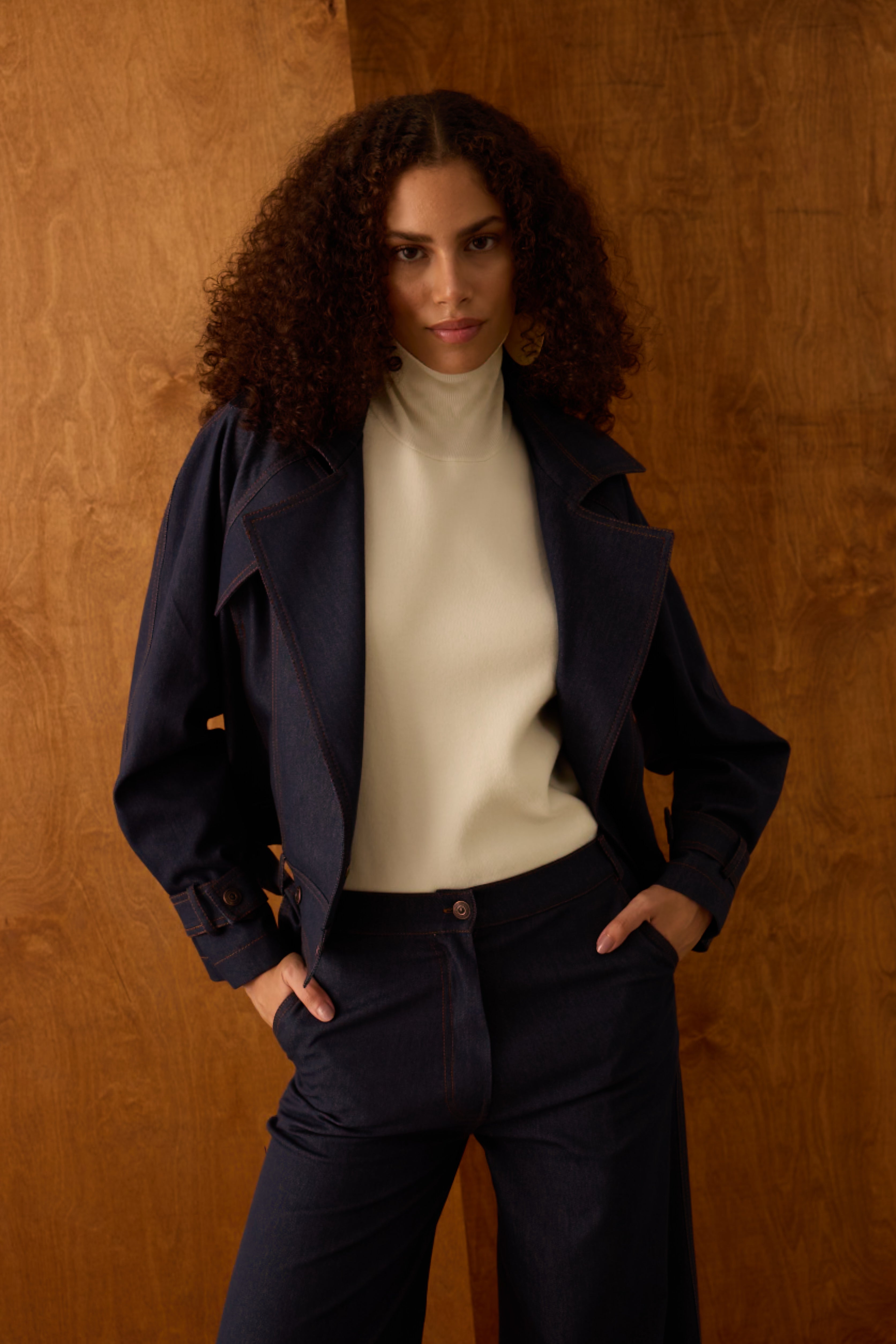 Diagonal-Denim Ceket-Ceket-5-Milagron.com