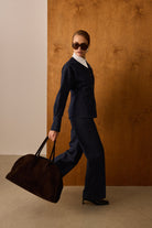 Diagonal-Denim Lacivert Gömlek-Gömlek-9-Milagron.com