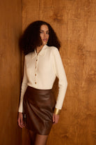 Diagonal-Deri Mini Kahverengi Etek-Etek-3-Milagron.com