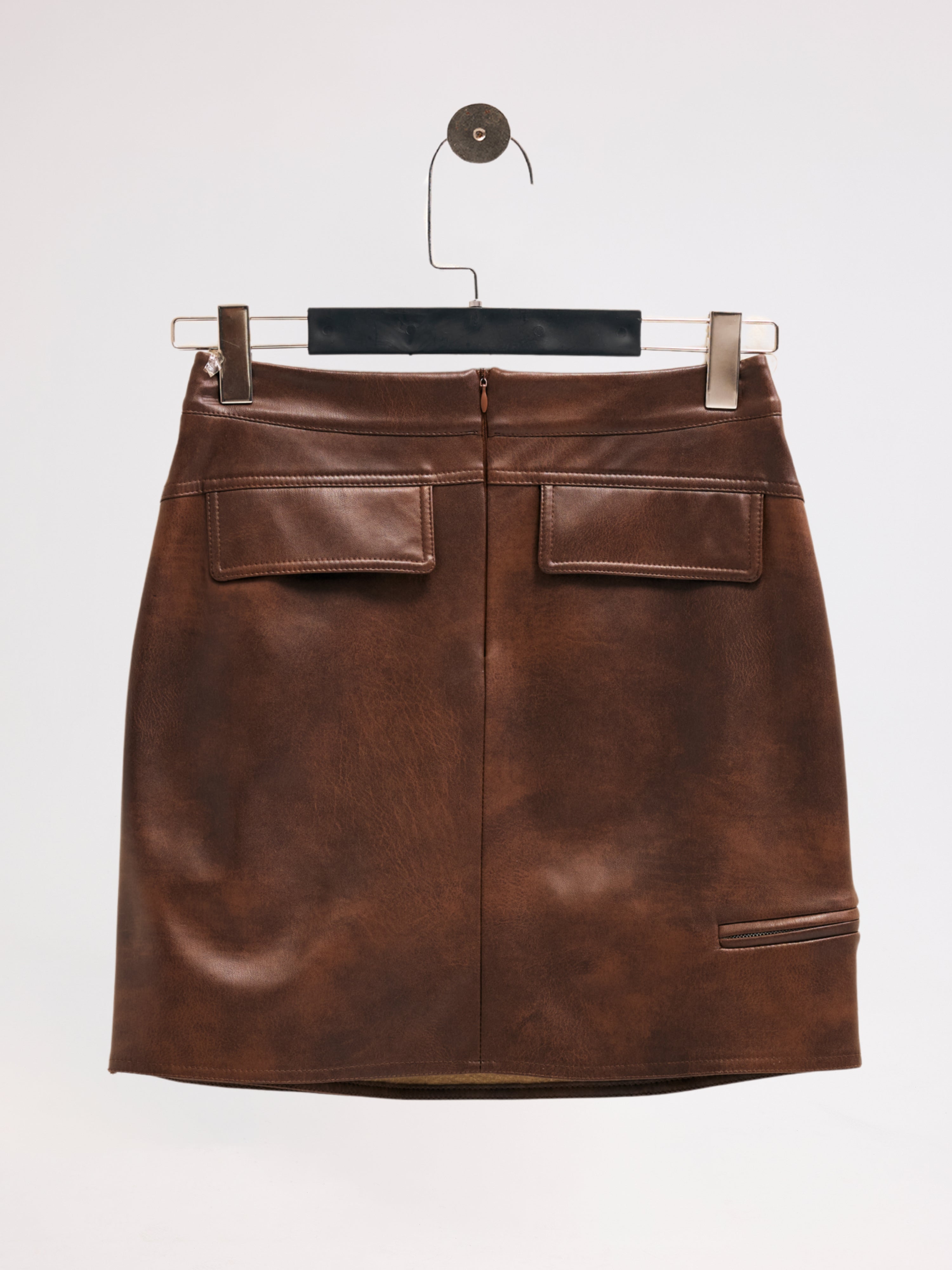 Diagonal-Deri Mini Kahverengi Etek-Etek-8-Milagron.com