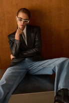 Diagonal-Deri Siyah Ceket-Ceket-6-Milagron.com