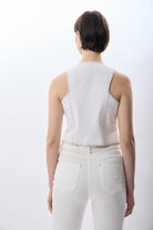 Diagonal-Desenli Kısa Yelek-Yelek-4-Milagron.com