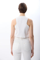 Diagonal-Desenli Kısa Yelek-Yelek-7-Milagron.com