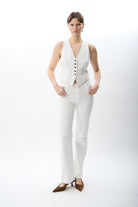 Diagonal-Desenli Kısa Yelek-Yelek-8-Milagron.com