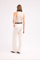 Diagonal-Düz Paça Pantolon-Pantolon-4-Milagron.com