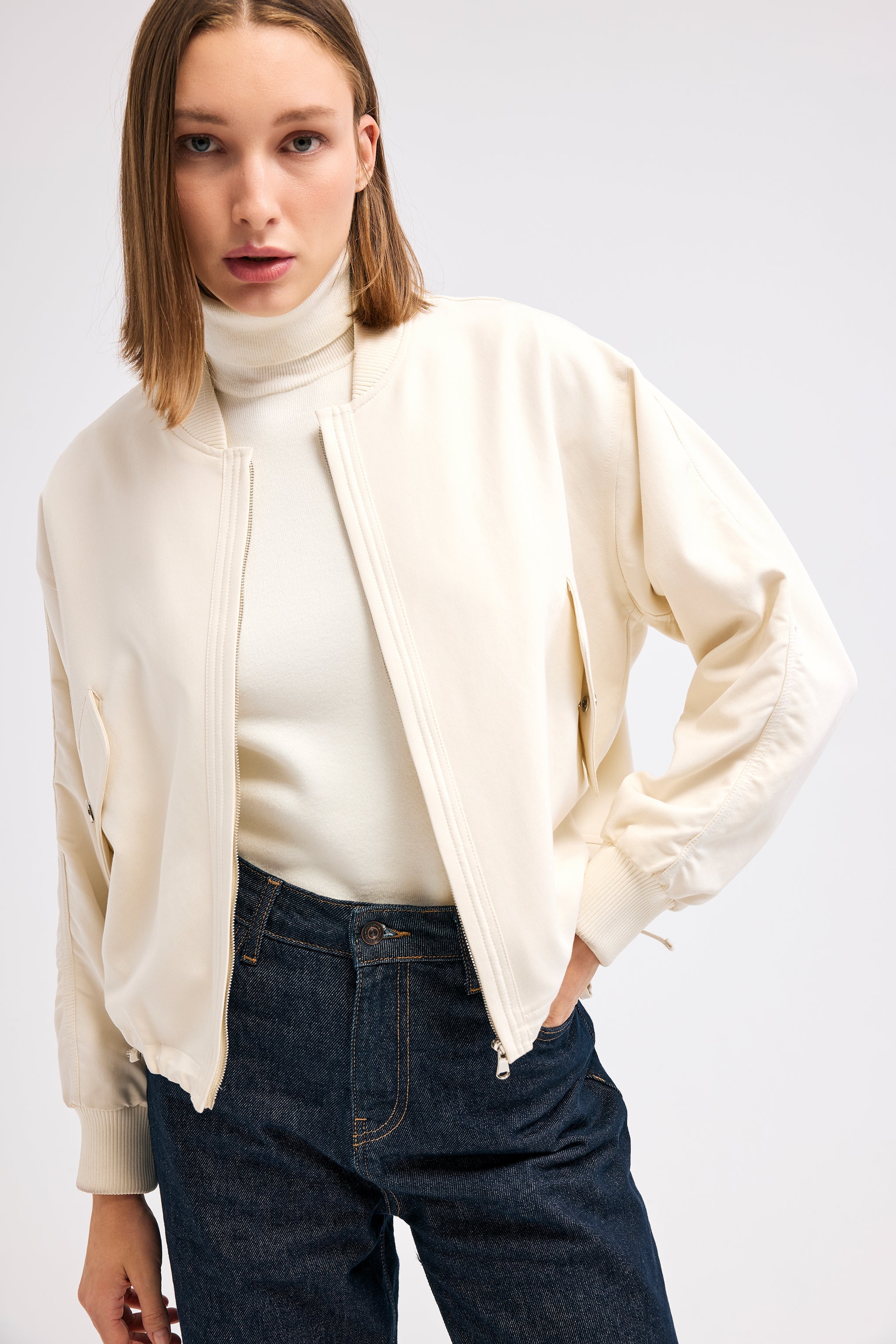 Diagonal-Bomber Ceket-Ceket-1-Milagron.com