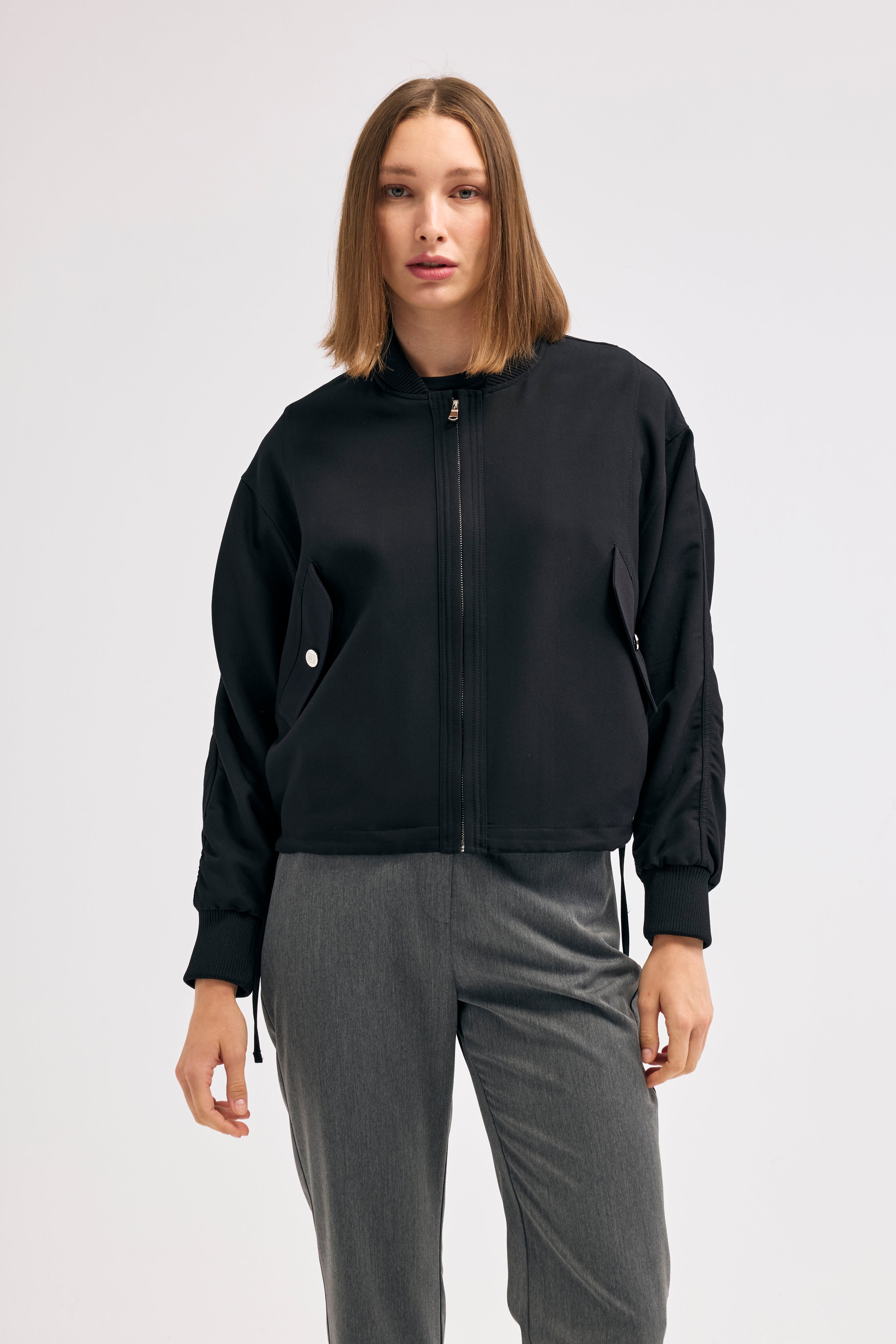 Diagonal-Bomber Ceket-Ceket-20-Milagron.com