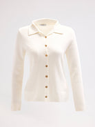 Diagonal-Ekru Triko Gömlek-Gömlek-5-Milagron.com