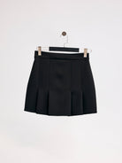 Diagonal-Fermuarlı Siyah Etek-Etek-7-Milagron.com