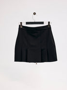 Diagonal-Fermuarlı Siyah Etek-Etek-8-Milagron.com