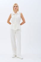 Diagonal-Geniş Paça Pantolon-Pantolon-1-Milagron.com