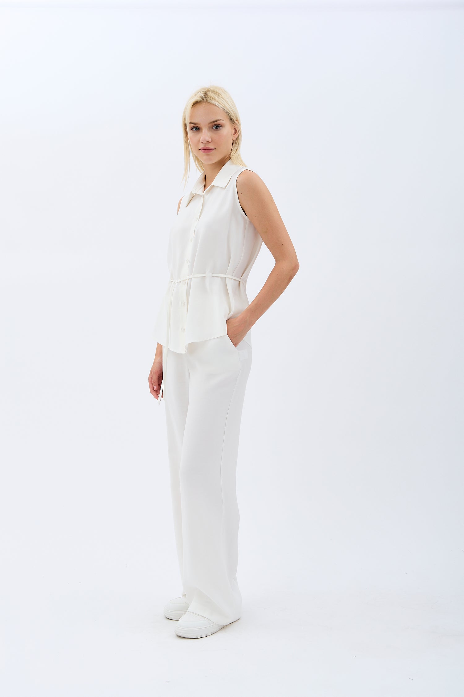 Diagonal-Geniş Paça Pantolon-Pantolon-4-Milagron.com