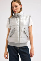 Diagonal-Gri Şişme Yelek-Yelek-3-Milagron.com