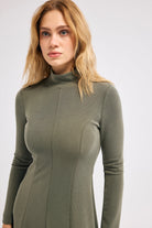 Diagonal-Haki Elbise-Elbise-3-Milagron.com