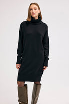 Diagonal-Triko Elbise-ELBİSE-15-Milagron.com