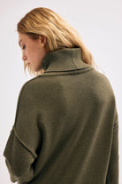 Diagonal-Triko Elbise-ELBİSE-3-Milagron.com