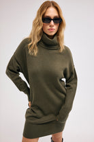Diagonal-Triko Elbise-ELBİSE-5-Milagron.com