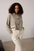 Diagonal-Herringbone Gri Ceket-Ceket-2-Milagron.com