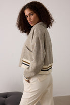 Diagonal-Herringbone Gri Ceket-Ceket-3-Milagron.com