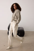 Diagonal-Herringbone Gri Ceket-Ceket-5-Milagron.com