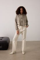 Diagonal-Herringbone Gri Ceket-Ceket-6-Milagron.com