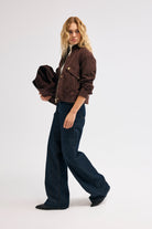 Diagonal-Süet Ceket-Ceket-5-Milagron.com